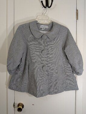 Dizzy Lizzie checkered jacket Vintage swing jacket